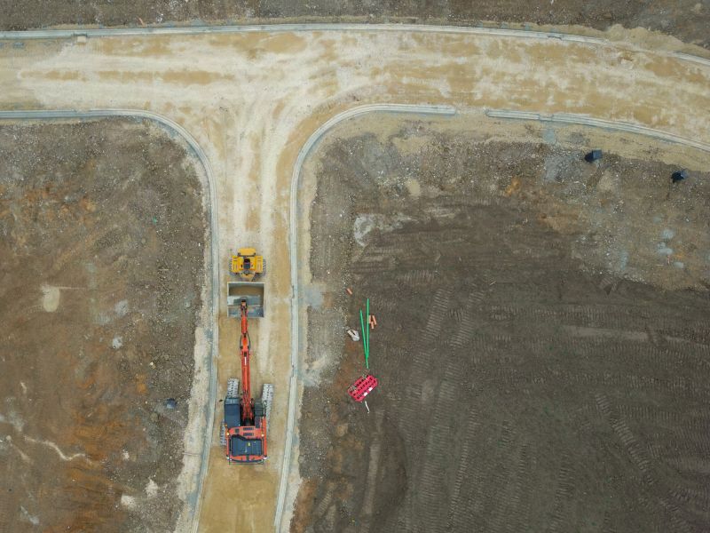 Completed Grading Site