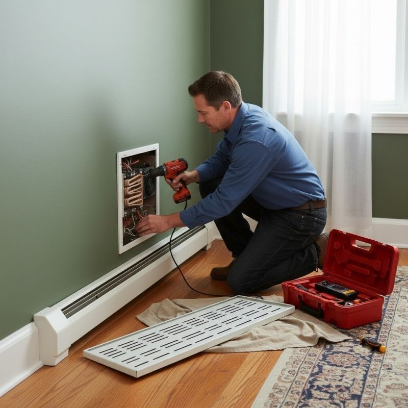 Baseboard Heater Installation
